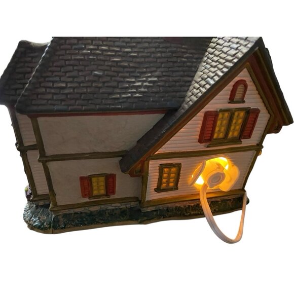 Lemax Spooky Town Halloween Party House Retired 2004 In Box Light Up - Works! - Picture 4 of 8